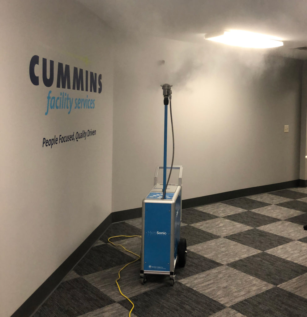 Cummins Facility Services: Advanced Disinfection: Omni-directional Dispersion