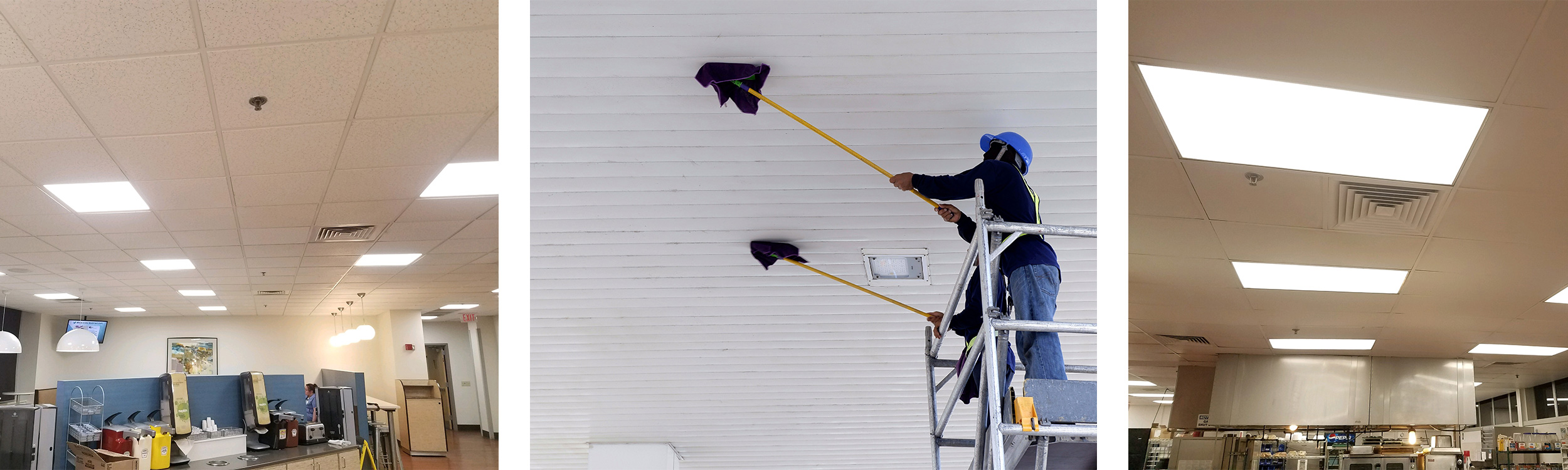 Ceiling Tile Cleaning