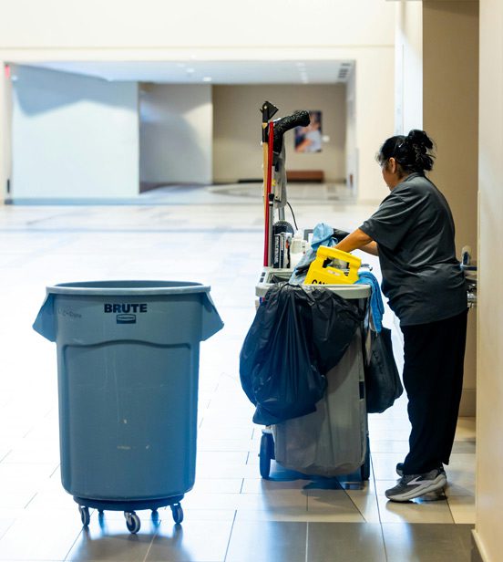 Enterprise janitorial cleaning